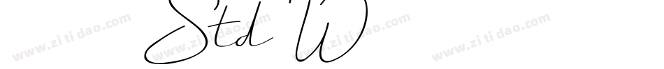 ヒラギノ角ゴ Std W7字体转换